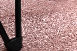 Okrúhly koberec SOFTY Jednofarebný, ružový