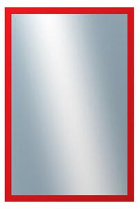 DANTIK - Zrkadlo v rámu, rozmer s rámom 40x60 cm z lišty PASTELKA červená rovná (2562)
