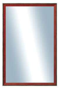 DANTIK - Zrkadlo v rámu, rozmer s rámom 40x60 cm z lišty Inclinata colori červená (3136)