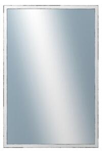 DANTIK - Zrkadlo v rámu, rozmer s rámom 40x60 cm z lišty AKVAREL biela vysoká (2657)
