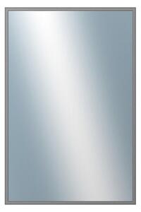 DANTIK - Zrkadlo v rámu, rozmer s rámom 40x60 cm z lišty Hliník platina (7269019)