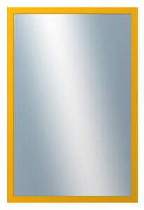 DANTIK - Zrkadlo v rámu, rozmer s rámom 40x60 cm z lišty PERLA žltá lesklá (2880)