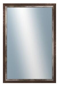 DANTIK - Zrkadlo v rámu, rozmer s rámom 40x60 cm z lišty IVANETE hnedá (2944)