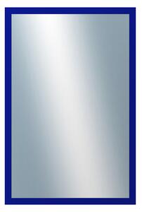 DANTIK - Zrkadlo v rámu, rozmer s rámom 40x60 cm z lišty PERLA modrá lesklá (2877)
