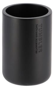 Kúpeľňový pohár Loudis, čierna, 350 ml