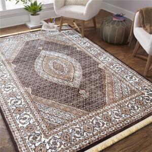 Orientálny koberec hnedej farby Hnedá Šírka: 80 cm | Dĺžka: 150 cm