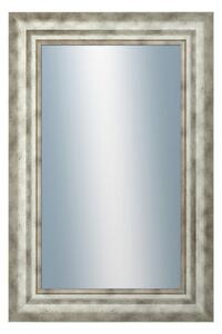 DANTIK - Zrkadlo v rámu, rozmer s rámom 40x60 cm z lišty TRITON široký strieborný (2950)