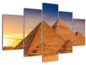 Obraz - Egyptské pyramídy (150x105 cm)