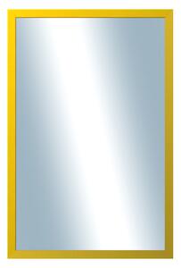 DANTIK - Zrkadlo v rámu, rozmer s rámom 40x60 cm z lišty PASTELKA žltá rovná (2561)