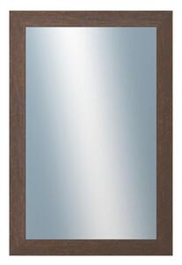 DANTIK - Zrkadlo v rámu, rozmer s rámom 40x60 cm z lišty RETRO hnedá (3144)