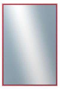 DANTIK - Zrkadlo v rámu, rozmer s rámom 40x60 cm z lišty Hliník červená m. (7002244)