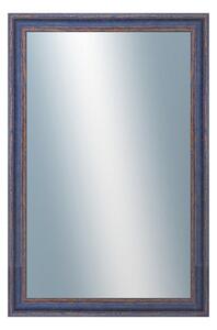 DANTIK - Zrkadlo v rámu, rozmer s rámom 40x60 cm z lišty LYON modrá (2668)