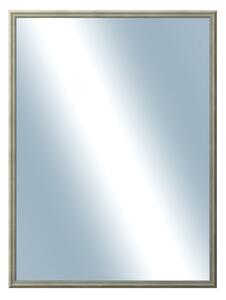 DANTIK - Zrkadlo v rámu, rozmer s rámom 60x80 cm z lišty Y-ka oranžová linka (3128)