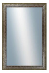 DANTIK - Zrkadlo v rámu, rozmer s rámom 40x60 cm z lišty NEVIS zelená (3054)