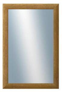 DANTIK - Zrkadlo v rámu, rozmer s rámom 40x60 cm z lišty LEDVINKA hnedá (1441)