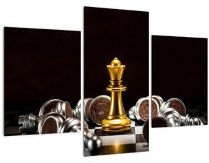 Obraz - Šachové figúrky (90x60 cm)