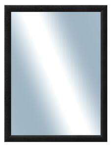 DANTIK - Zrkadlo v rámu, rozmer s rámom 60x80 cm z lišty LEDVINKA čierna (1446)