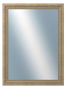 DANTIK - Zrkadlo v rámu, rozmer s rámom 60x80 cm z lišty KŘÍDLO malé strieborné patina (2775)