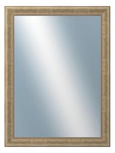 DANTIK - Zrkadlo v rámu, rozmer s rámom 60x80 cm z lišty KŘÍDLO malé zlaté patina (2774)
