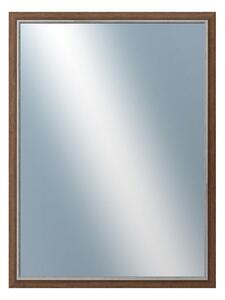 DANTIK - Zrkadlo v rámu, rozmer s rámom 60x80 cm z lišty TAIGA hnedá (3107)