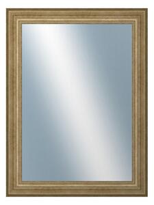 DANTIK - Zrkadlo v rámu, rozmer s rámom 60x80 cm z lišty HRAD strieborná patina (2823)