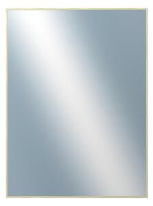 DANTIK - Zrkadlo v rámu, rozmer s rámom 60x80 cm z lišty Hliník zlatá lesklá (7001001)