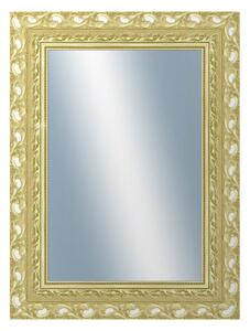 DANTIK - Zrkadlo v rámu, rozmer s rámom 60x80 cm z lišty ROKOKO zlatá hádzaná (2882)