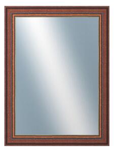 DANTIK - Zrkadlo v rámu, rozmer s rámom 60x80 cm z lišty ANGLIE hnedá Au Linka (612)