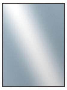 DANTIK - Zrkadlo v rámu, rozmer s rámom 60x80 cm z lišty Hliník wenge (7273516)