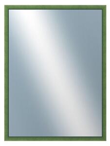 DANTIK - Zrkadlo v rámu, rozmer s rámom 60x80 cm z lišty BOX zelená morená (1751)