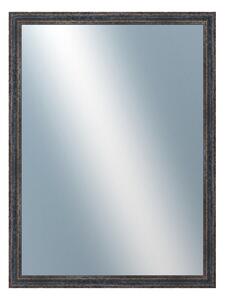 DANTIK - Zrkadlo v rámu, rozmer s rámom 60x80 cm z lišty LYON čierna (2705)