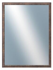 DANTIK - Zrkadlo v rámu, rozmer s rámom 60x80 cm z lišty TRITON meď antik (2141)