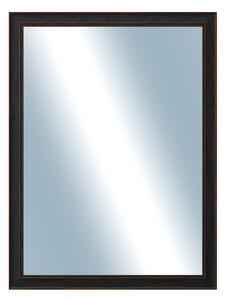 DANTIK - Zrkadlo v rámu, rozmer s rámom 60x80 cm z lišty ANDRÉ veľká čierna (3154)