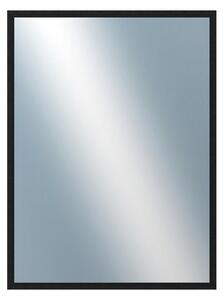 DANTIK - Zrkadlo v rámu, rozmer s rámom 60x80 cm z lišty KASETTE čierna (2759)
