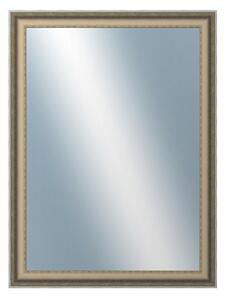 DANTIK - Zrkadlo v rámu, rozmer s rámom 60x80 cm z lišty DOPRODEJMETAL AG prehnutá veľká (3025)