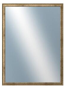 DANTIK - Zrkadlo v rámu, rozmer s rámom 60x80 cm z lišty TRITON biely bronz (2140)