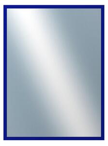 DANTIK - Zrkadlo v rámu, rozmer s rámom 60x80 cm z lišty PERLA modrá lesklá (2877)