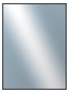 DANTIK - Zrkadlo v rámu, rozmer s rámom 60x80 cm z lišty Hliník čierna (7003021)