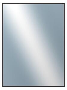 DANTIK - Zrkadlo v rámu, rozmer s rámom 60x80 cm z lišty Hliník čierna (7022021)