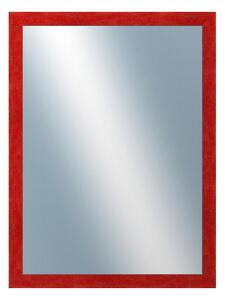 DANTIK - Zrkadlo v rámu, rozmer s rámom 60x80 cm z lišty RETRO červená (2534)