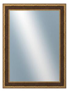 DANTIK - Zrkadlo v rámu, rozmer s rámom 60x80 cm z lišty KLASIK hnedá (3004)