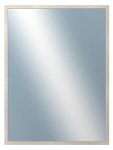DANTIK - Zrkadlo v rámu, rozmer s rámom 60x80 cm z lišty KASETTE biela prederaná (2756)