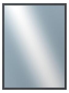 DANTIK - Zrkadlo v rámu, rozmer s rámom 60x80 cm z lišty KASETTE šedá (2758)