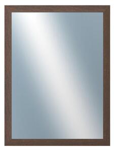 DANTIK - Zrkadlo v rámu, rozmer s rámom 60x80 cm z lišty RETRO hnedá (3144)