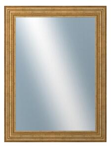 DANTIK - Zrkadlo v rámu, rozmer s rámom 60x80 cm z lišty HRAD zlatá patina (2822)