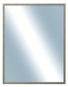 DANTIK - Zrkadlo v rámu, rozmer s rámom 70x90 cm z lišty Y-ka oranžová linka (3128)