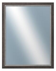 DANTIK - Zrkadlo v rámu, rozmer s rámom 70x90 cm z lišty AMALFI čierna (3118)