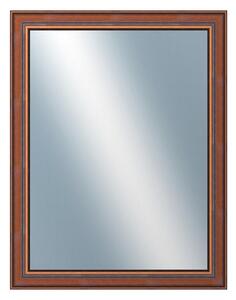 DANTIK - Zrkadlo v rámu, rozmer s rámom 70x90 cm z lišty ANGLIE hnedá (561)
