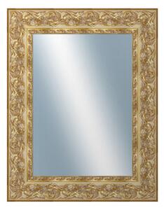 DANTIK - Zrkadlo v rámu, rozmer s rámom 70x90 cm z lišty KŘÍDLO ozdobné zlaté (2890)