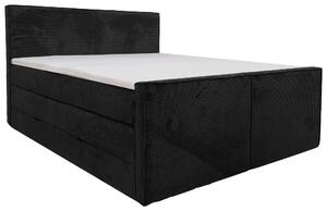 BOXSPRINGOVÁ POSTEĽ, 140/200 cm, čierna Livetastic - Online Only zostavy, Online Only